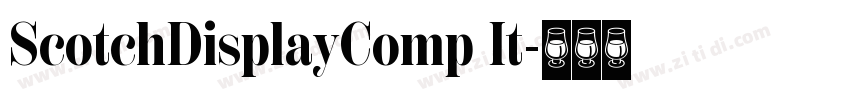 ScotchDisplayComp It字体转换